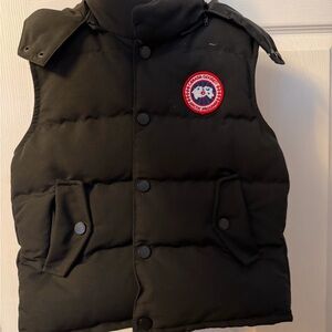 Canada Goose Kids Black Puffer Vest